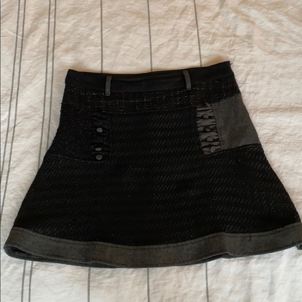 Desigual flare skirt, black